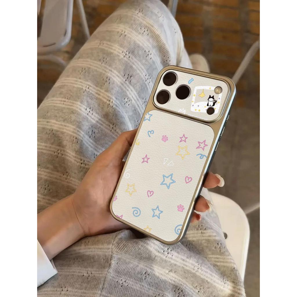 Sao màu sắcPhù hợp với vỏ điện thoại sáng tạo iPhone 17 Pro, vỏ Corning 15/16