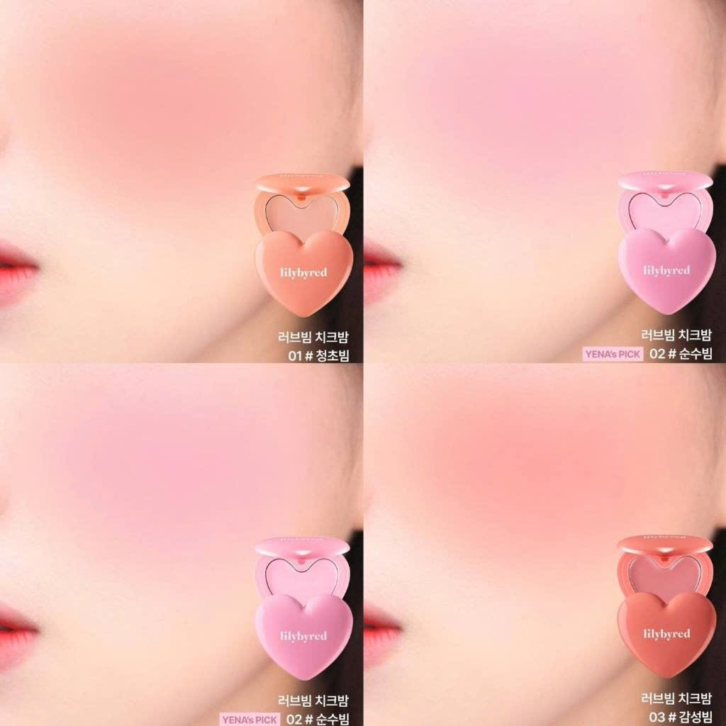 lilybyred Luv Beam Cheek Balm – Phấn Má Dạng Kem, Lên Màu Tự Nhiên, Dễ Tán