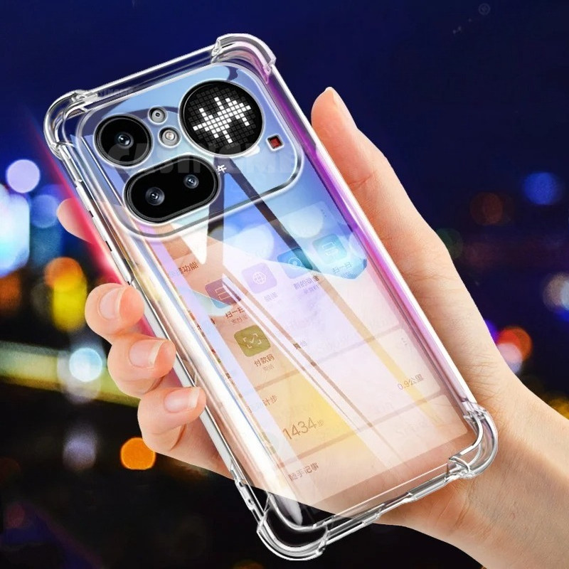 Nothing Phone (4a) Pro 2026 Túi khí chống sốc bằng silicon trong suốt Vỏ trong suốt cho không có điện thoại (4a) (3a) Phone4a 4a Lite Pro 5G 4G Vỏ điện thoại Vỏ bảo vệ trong suốt