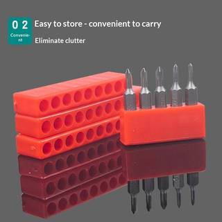 Any2Get5% tắt 1 Cái 4-32 Lỗ 1 / 4 Giá đỡ Tuốc nơ vít Hộp lưu trữ Hex Shank Tuốc nơ vít nhựa Lưu trữ Tuốc nơ vít Giá đỡ Bit