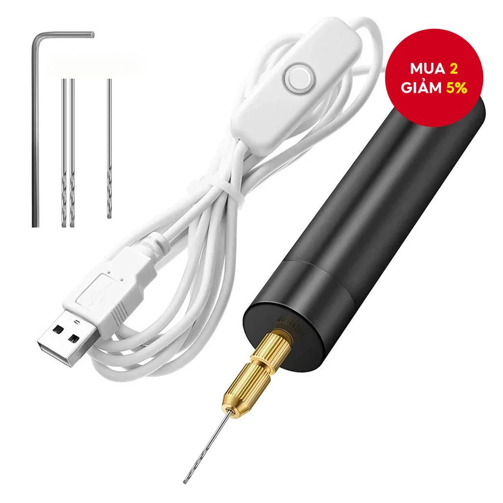 Máy khoan và máy mài điện Mini - Dụng cụ đánh bóng và khắc ngọc cầm tay để sử dụng trong gia đình
