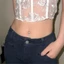 Nhẫn nút rốn IFASIN phong cách bướm nhẹ, thiết kế kẻ sọc đơn giản sáng bóng cho body piercing