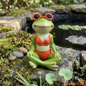Tượng Ếch Thiền Đồ Bơi Sáng Tạo Hình Ếch Trang Trí Nhà Cửa Cho Những Nơi Ngoài Trời Trong Nhà
