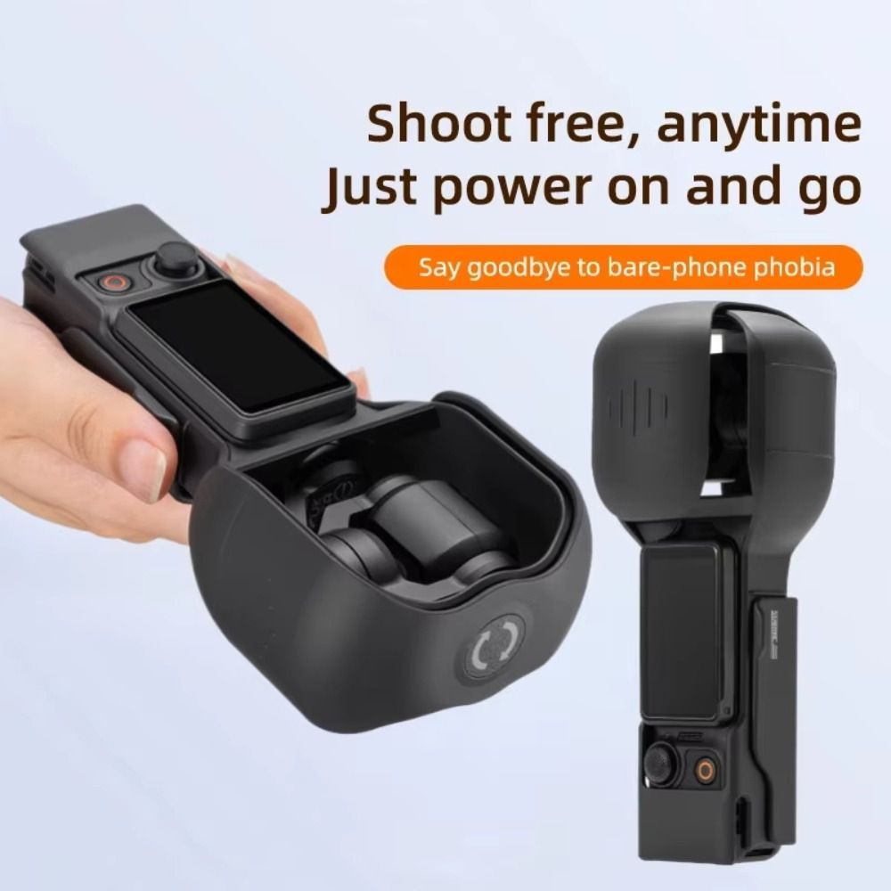 Bảo vệ lật YICA, Thiết kế không loại bỏ Bảo vệ an toàn Gimbal chống trầy xước, Flip Shield Bảo vệ toàn diện Snapshot cho DJI Osmo Pocket 4 3