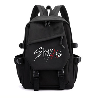 Stray Kids Kết Hợp Phong Cách Mới Hàng Hóa Cùng Phong Cách Ba Lô Ba Lô Dung Tích Lớn Học Tập Phiên Bản Hàn Quốc Học Sinh Nam Nữ