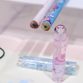 Nắp đậy bút chì Set 6 nắp nhựa dẻo trong suốt, thiết kế nhỏ nhắn dễ thương tiện mang theo, bảo vệ bút khỏi gãy ngòi