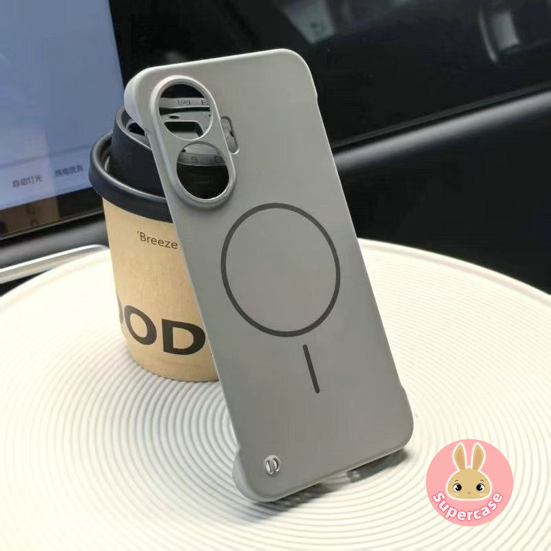 Ốp Điện Thoại Từ Tính Tản Nhiệt Cho Redmi 14C 14R A4 Note 15 14 13 Pro Plus K80 K70 Ultra K60 Pro Turbo 4 5G 4G Da-Feel Siêu Mỏng Không Khung Matte Vỏ Mềm