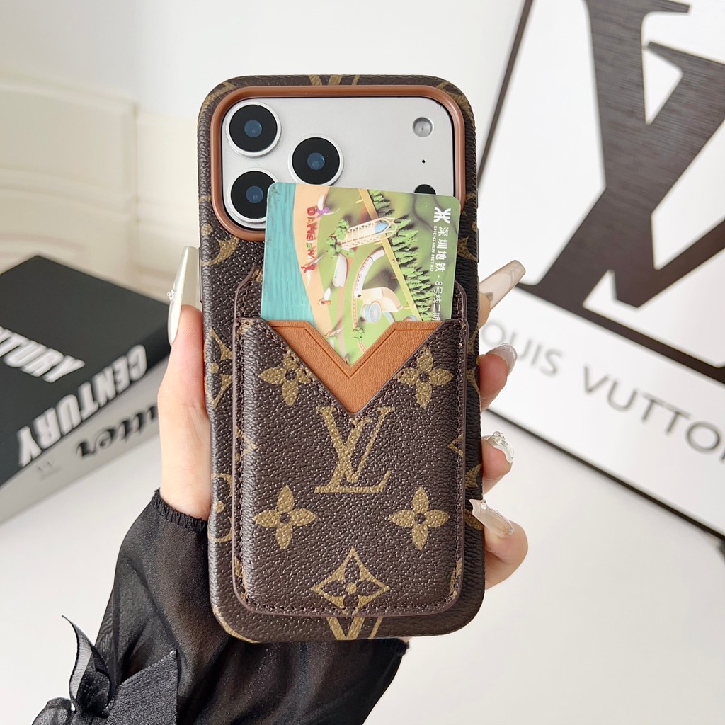 Dành Cho iPhone 17 PRO MAX 16 PRO MAX 13 Pro Max 12 PRO MAX Sang Trọng Có Khe Cắm Ví Thẻ Vỏ Điện Thoại. Phong cách mới Thiết kế độc đáo Vỏ chống sốc.