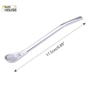 PlumHOUSE Thìa Trà Lọc Mate Trà Ống Hút Inox Uống Ống Hút illa Bầu VN