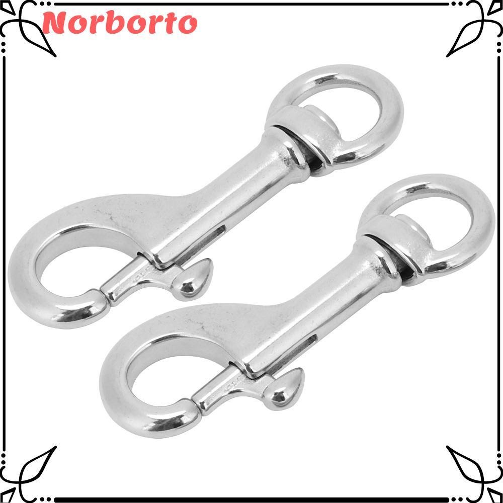 NORBORTO 2 Chiếc Móc Chụp Lặn, Móc Chụp Mắt Xoay Hạng Nặng 68mm, Kẹp Bu Lông Bằng Thép Không Gỉ Bền Đẹp Dây Xích Thú Cưng