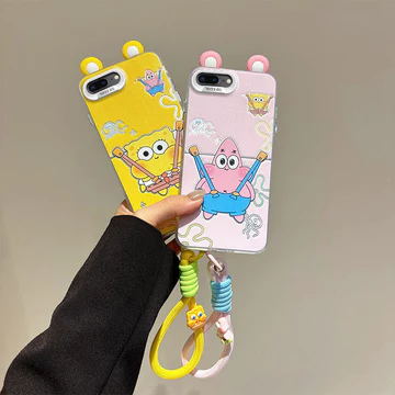 Ốp lưng IPhone 7 Plus IPhone 8 Plus Ốp lưng IPhone 7 Ốp lưng IPhone 8 IPhone Se (2020) Ốp IPhone Se (2022) Ốp mạ bạc Vỏ điện thoại cứng hoạt hình BB-CYED