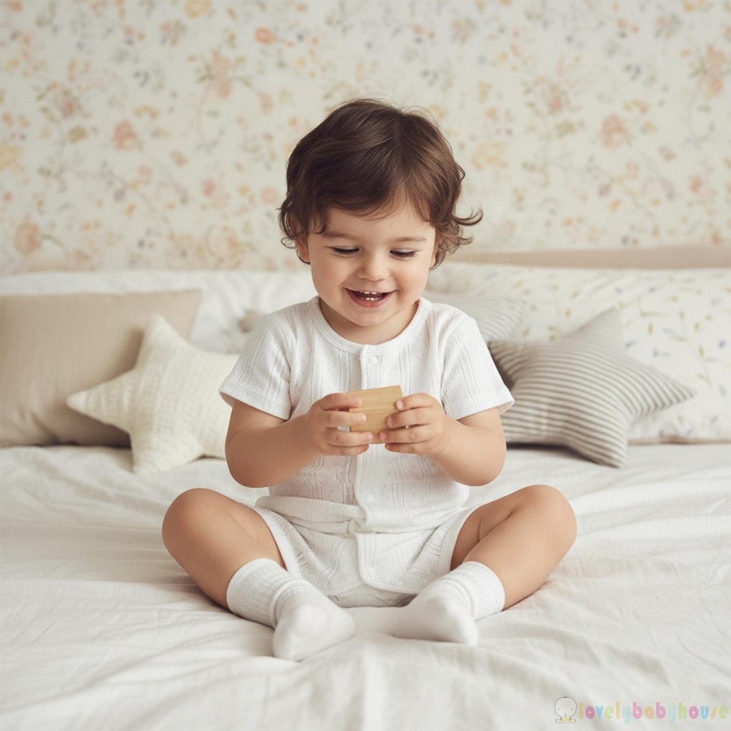 LBH-Baby Girl Cổ Tròn Mùa Hè Màu Trơn Tay Ngắn Nút Đan Áo Liền Quần