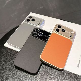 Ốp lưng doanh nhân da sang trọng 17 Pro Max Vỏ điện thoại cửa sổ lớn Thích hợp cho iPhone 17 11 12 13 14 15 16 Pro Max Vỏ chống sốc