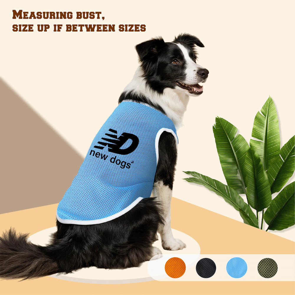 Áo Vest lưới cho chó lớn 3XL-6XL, In hình chó mới / chó nhỏ, kiểu áo chui đầu, có sẵn 4 màu, thoải mái và thoáng khí, có thể giặt được, Thích hợp cho tất cả các chú chó lớn