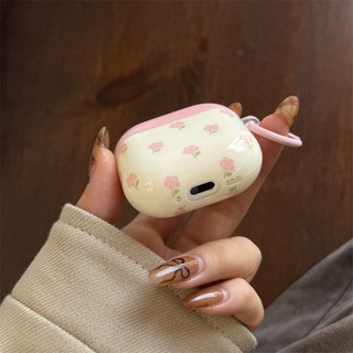 Hoa hồng cho AirPods 1 / 2 3 Pro Pro2 pro3 Airpod4 Bộ tai nghe Vỏ bảo vệ Bluetooth không dây AirPods Pro i3 i4 pro3 Vỏ bảo vệ tai nghe