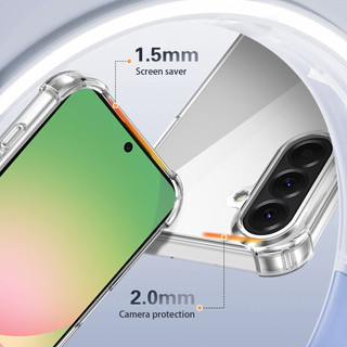 Dành Cho Samsung Galaxy A26 / A56 / A57 / M56 5G / M16 / M36 / F16 / F36 Ốp điện thoại Pha Lê Trong Suốt Cứng Chống Mài 4 Vỏ Mỏng Chống Sốc