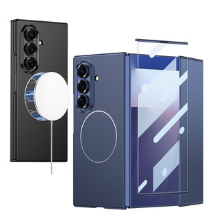 Ốp lưng siêu mỏng từ tính Funda cho Samsung Galaxy Z TriFold Vỏ phim cường lực phía trước thân thiện với da