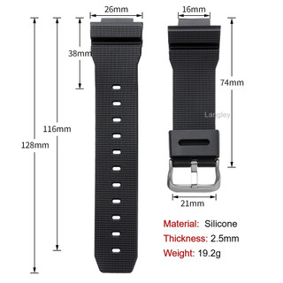 Dây đeo đồng hồ phát hành nhanh cho Casio G-shock GA-2100 2110 Dây đồng hồ cao su bằng nhựa silicon màu đen 16mm GA2110 GA2100 dành cho nam giới Phụ kiện đồng hồ đeo tay