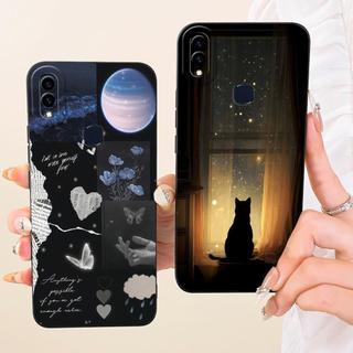 Dành Cho Vivo V11i V11 Ấn Độ 1806 V11 Pro 1804 1814 Ốp lưng Hoa Bướm Ốp Lưng Silicon Lỏng Vỏ Mềm