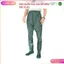 Ủng quần 2 LỚP lội nước đến bụng Hoa San size 35-43 đế mềm màu xanh, quần ủng bảo hộ lao động, ủng lội nước