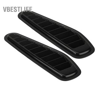 VBESTLIFE 2 chiếc Ô Tô Hút Gió Trang Trí Muỗng Nắp Ca-pô Thông Hơi Hood Bao Đa Năng