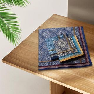 3x Khăn tay nam Cotton Hankies Jacquard Hanky Pocket Square cho đám cưới