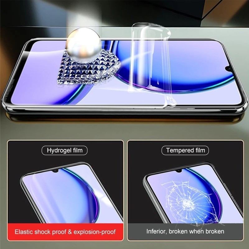 1-2 Chiếc Full Cover Siêu Mỏng Bảo Vệ Màn Hình Matte Film Cho Redmi Note 14 14R 14S Pro Plus 4G 5G Ấn Độ Trung Quốc Chống Gián Điệp Riêng Tư Chống Ánh Sáng Xanh Hydrogel Film HD Phim Mềm