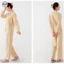 Bộ đồ ngủ sọc cotton nguyên chất bằng sợi hai lớp phong cách cặp đôi / Nam nữ mùa xuân 100% cotton dài tay Quần mặc nhà / Mềm mại thoải mái