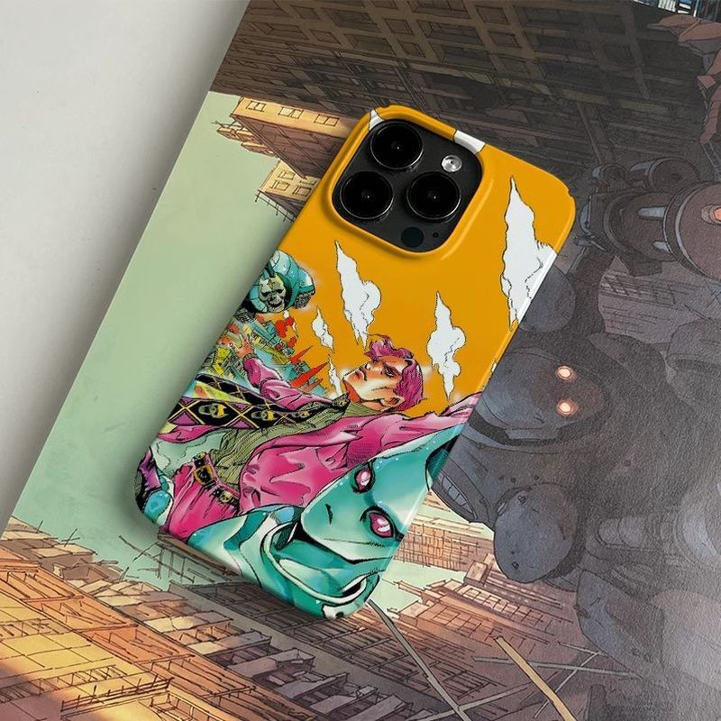 Ins Style JOJO JOJO Kira Yoshikage YIJS Ốp Điện Thoại Thích Hợp Cho IPhone 11 12 PRO 13 14 15 16 ProMax 17 AIR XR XSMAX 7 8 PLUS Phim Vỏ Cứng Bán Chạy