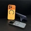 Dành Cho apple 17Promax Ốp Lưng Điện Thoại 16 / 14 / 15 Ống Kính Kim Loại Cảm Giác Da Biển Từ Tính Giá Đỡ Âm Thanh