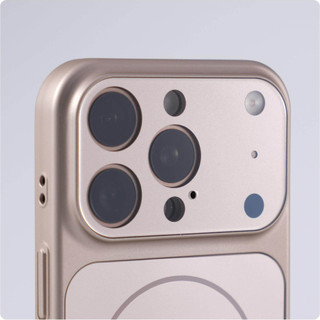 Ốp lưng iPhone từ tính nhám mờ kèm kính camera liền khối chống vân tay cho iPhone 14 15 16 17 Pro Max
