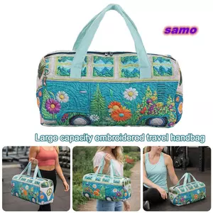 Túi du lịch SAMO, túi Duffel, túi Tote phong cách Boho, túi thể thao dung tích lớn cho cắm trại ngoài trời
