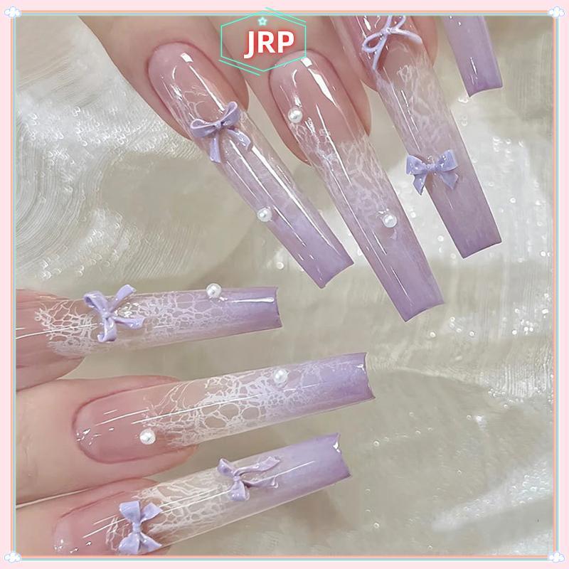 JRP 50 chiếc nơ nhựa mini nhiều màu, ruy băng trang trí móng tay DIY mùa hè, phụ kiện làm móng nghệ thuật