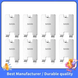 Móc treo tường bằng kim loại dính không cần đinh, Móc treo khung treo không hư hỏng, Không có dụng cụ Móc treo tường, 8 CÁI
