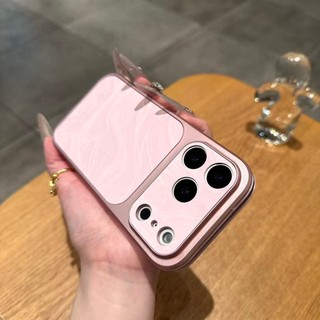 Ốp điện thoại Acrylic họa tiết gợn sóng nước mạ điện cho iPhone 17Pro Max 13 14 15 16 Promax Vỏ điện thoại di động nam nữ chống sốc