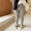 Trẻ Em Mùa Xuân Thu Quần Legging Đức Hai Mặt Nhung Bé Gái Mắt Cá Chân 90-140 Size B4YI