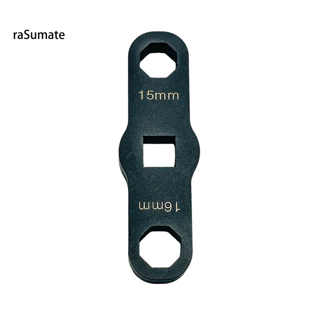 < rasumate > Cờ lê góc Cờ lê độ ổn định cao Ổ đĩa 1 / 2 Inch chuyên nghiệp 8 điểm Đầu phun nhiên liệu áp điện Nắp cờ lê Công cụ phuộc xe máy để sửa chữa tự động cầm an toàn