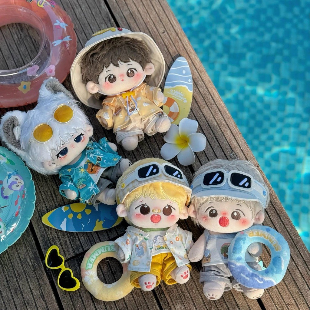 Quần Áo Cho Bé 20cm Dừa Đảo Bất Tử Búp Bê Cotton Quần Áo Dễ Thương Thay Thế Phù Hợp Với Búp Bê Trang Phục Búp Bê Không Có Thuộc Tính