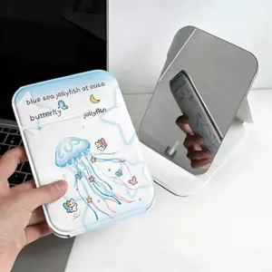 Jellyfish trẻ em thú vị GIÁ SỐC Gương Trang Điểm Gấp Thỏ Xfish trẻ em thú Mini Dễ Mang