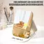 Bánh mì nướng Gương Trang Điểm Gấp Mini Thỏ Xanh Bền Đẹp Dễ Mang Theo Mọi Lúc