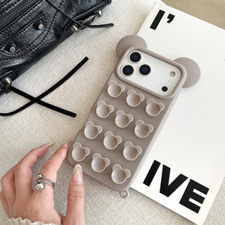 Ốp điện thoại chống sốc đầu chuột Mickey cho iphone 17 16 15 13 14 Pro Max 17pm Cover