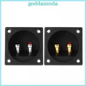 GODD Wire Spring Terminal Cup Loa vuông 2 vị trí cho âm thanh nổi ô tô tại nhà DIY