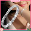 Vòng tay nữ mạ vàng đính đá Cubic Zirconia, khóa tôm hùm, dễ điều chỉnh và không gây kích ứng.