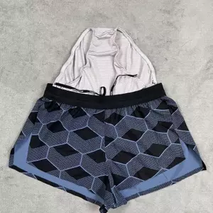 Kenya Men's Marathon Running Shorts Lined with Glue Pressing Quick-Drying Track and Field Shorts Mid-Length Running Sports Training NVEX