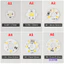 6KHT Điện Áp Thấp 5VLED Nguồn Đèn Ngủ Đèn Bàn Sạc 3.7V Pin Lithium Có Thể Sử Dụng Với Ổ Cắm USB Sạc Bàn Nguồn Đèn