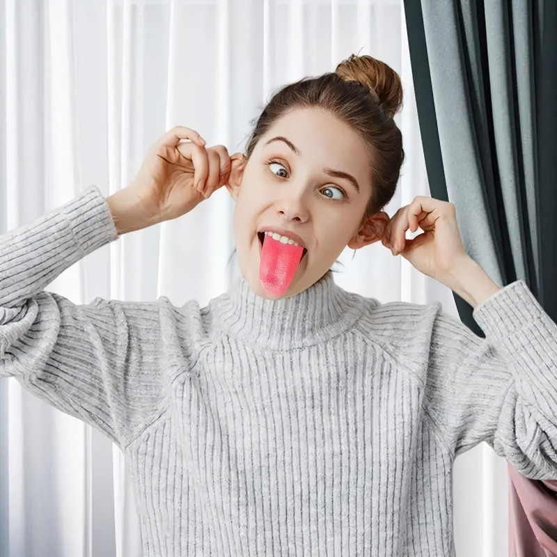 【COD】Lưỡi giả silicone mềm an toàn không độc, vệ sinh, thích hợp cho ảo thuật gia biểu diễn và trẻ em chơi Halloween.