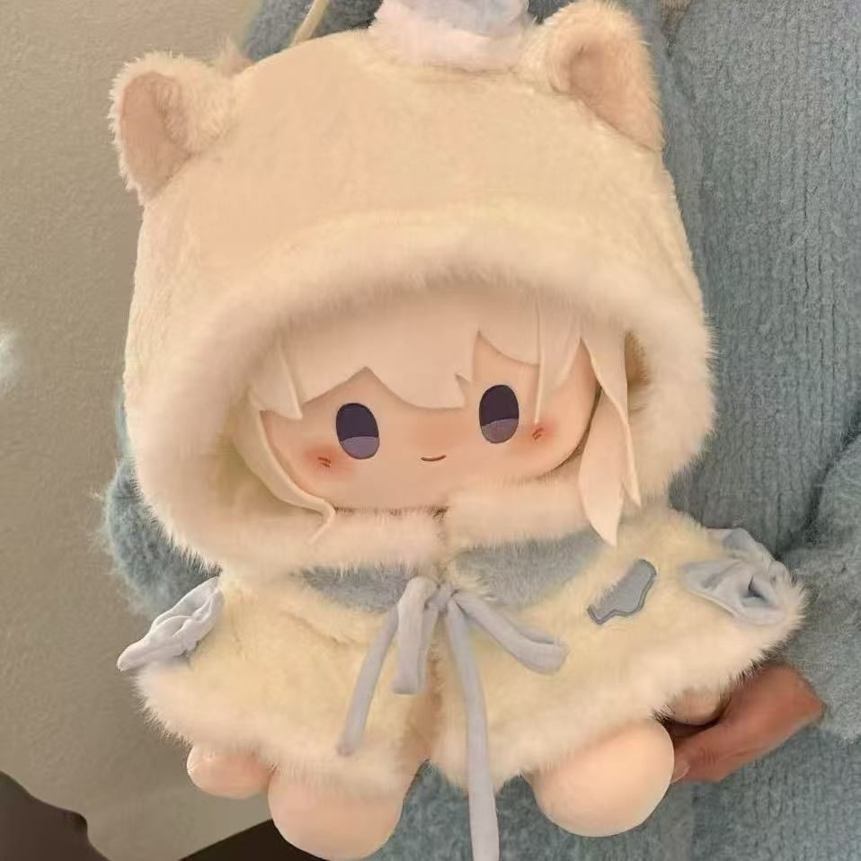 20Cm Quần Áo Cho Bé Áo Choàng Sang Trọng Áo Cho Bé Một Mảnh Đứng Quần Áo 20Cm Cotton Nhỏ Áo Choàng Búp Bê