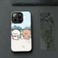 BK-2 BUBU DUDU Vỏ Điện Thoại Hoạt Hình Cho IPhone 17 16 14 Pro 15 13 12 Max 11 XR XS 6 Air 7 8 6s X Luxury Glass Cove