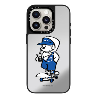 CASENEAL Skateboarding Dog Vỏ điện thoại gương chất lượng cao Thích hợp cho iPhone 17ProMax 17pro 17 air 16promax 16 15promax 15 14promax 13 13promax Ốp lưng cứng chống rơi thời trang