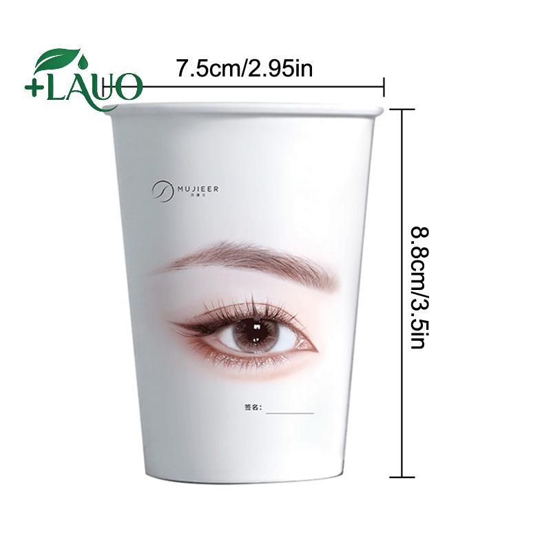 Springevenstar 20 / 50 Cái Làm Đẹp Lông Mi Thực Hành Cốc Giấy Nối Mi Thực Hành Mới Bắt Đầu Lông Mi Đào Tạo Dùng Một Lần Cốc Giấy Đa Năng Springevenstar